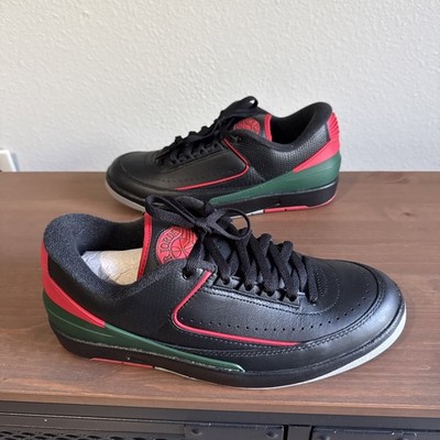 AIR JORDAN 2 RETRO LOW ブラック/レッド/グリーン Size 9.5 - Air Jordan 2 Retro Low Christmas for sale online | eBay