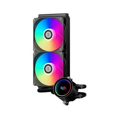 PCCOOLER CPS DA240 ARGB BK CPU Liquid Cooler with 120mm PWM ARGB FAN