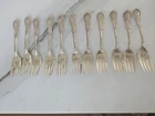 11 Reed & Barton Majestic 1894 Sterling Cake forks Monogrammed Estate 352 Grams