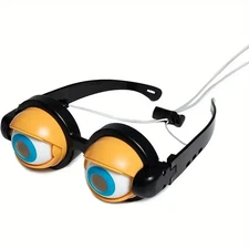 Crazy Eye Blink Funny Glasses Kids Party Eyewear Dropping Eyeball Creative Prank
