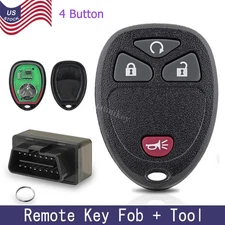 Remote Key Fob 4 Button + Tool Kit For Chevrolet Silverado GMC Sierra 1500 2500