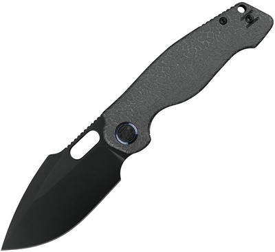 Kunwu Gringo Framelock S390 Black DLC Titanium Folding Knife