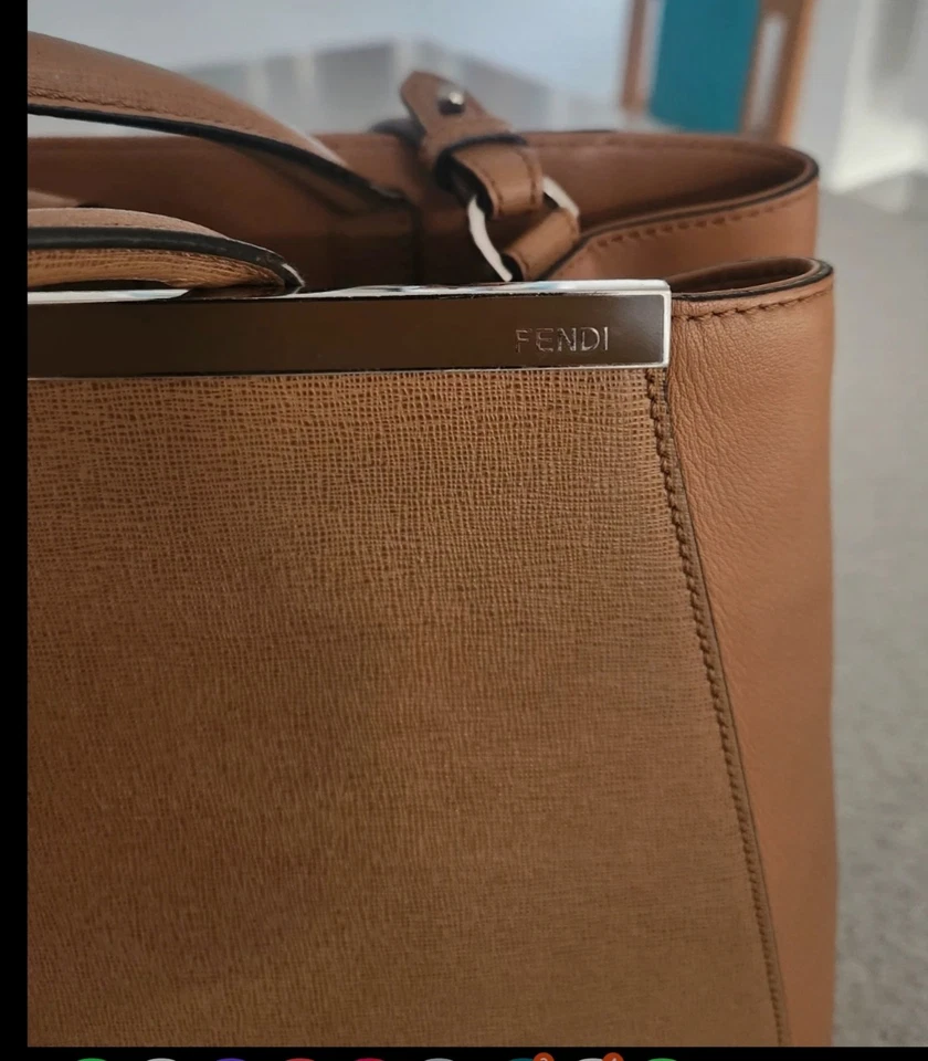 Fendi 2Jours Tote Medium Brown Bag - Image 3 of 4