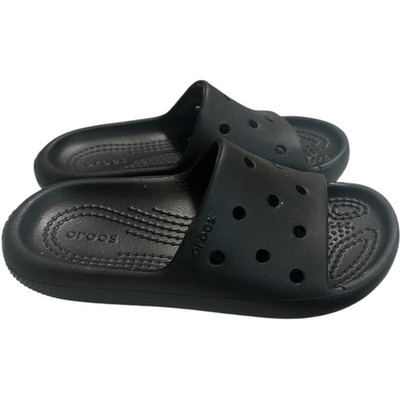Crocs Kids Classic Slip On Slide Sandals Sz C11 11 Black Slides Flip Flops