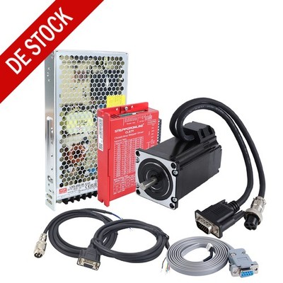 1-Achse 2/4/12Nm Nema 23 24 34 Closed-Loop Schrittmotor &Treiber Kit w/Netzteil