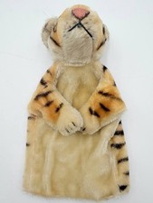Rare 1950s Steiff Tiger Hand Puppet German Toy Vintage Mr Rogers Daniel