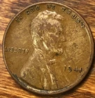 1941 Lincoln Wheat Cent Woody Wood Grain Improper Alloy Mix Error Unique Penny
