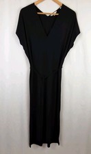 VINCE Women's Dress Size-Small Black Double V-Neck Sleeveless Style#V758983757