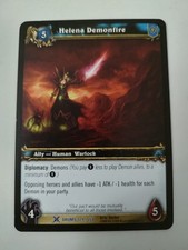 Helena Demonfire - Drums Of War - World Of Warcraft WoW TCG Rare LP