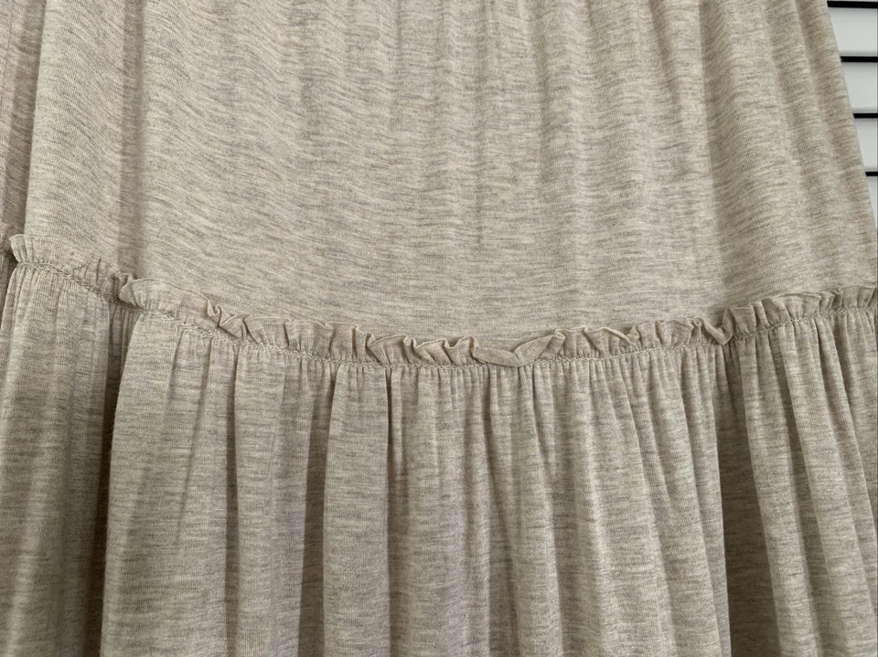 Chelsea & Violet  Anthropologie Women's Cream Ivory Boho Maxi Skirt NWT Medium - Image 4 of 4