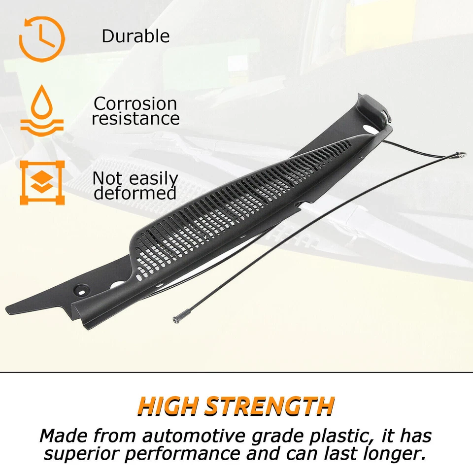 For 96-20 Chevy GMC Express Windshield Wiper Cowl Vent Cover Grille Left Side Foto 3 de 4