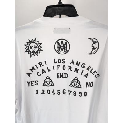 Amiri Ouija Board Long Sleeve T-Shirt in White BNWT XXXL | eBay