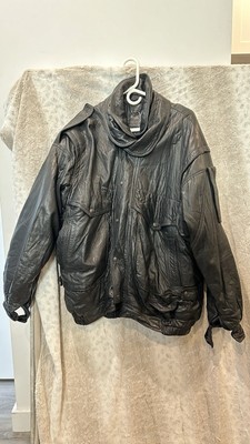 Vintage 80s Spaniard Sheepskin Leather Jacket - Medium - Black - Feim Moda
