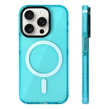 For iPhone 16 15 14 13 Pro MagSafe Silicone Case Shockproof Wireless Charging