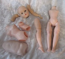 DOLL BODY PARTS ALL VINYL EXCEPT FOR ONE PORCELAIN