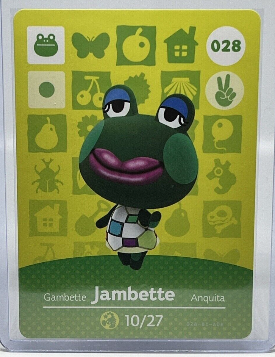 Carta Amiibo Animal Crossing Serie 1 Jambette 028 Italia - Foto 11