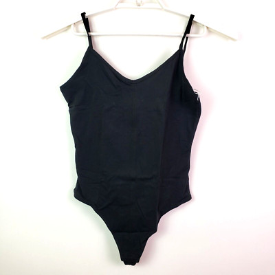 Everlane Womens Size M Black Comfort Casual Cami Bodysuit