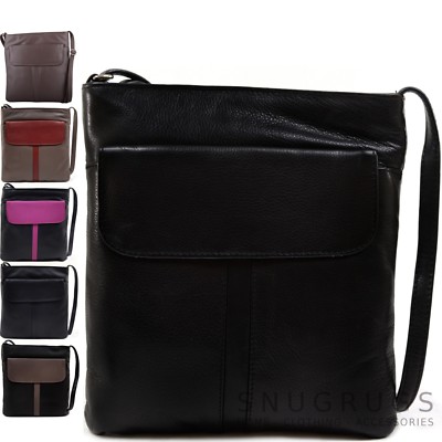 Damen / Damen weiche Premium Echtleder Schulter / Umhängetasche
