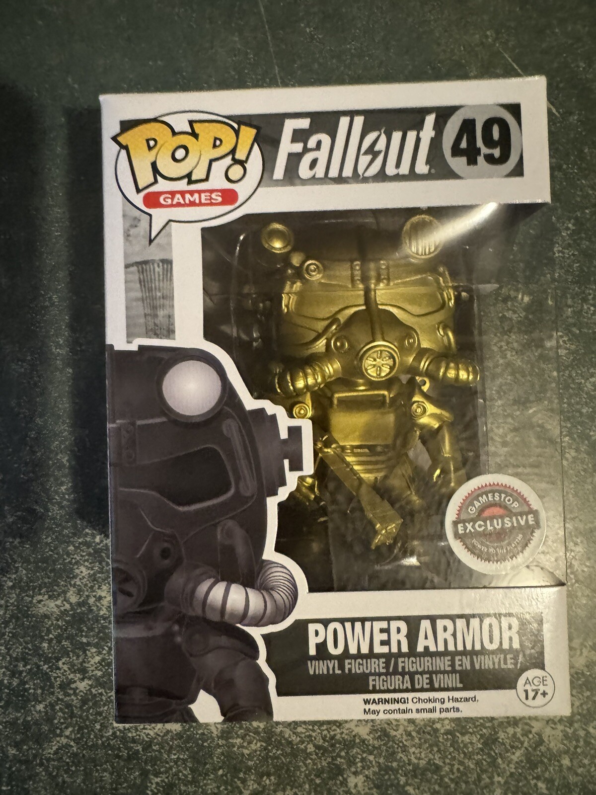 En Oferta Funko Pop! Vinilo: Fallout - Power Armor - (Dorado) (Chase) - Gamestop (Exclusivo)