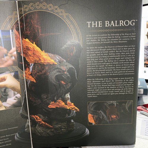 WETA Lord of the Rings The Balrog Classic Series Statue Figure - Picture 24 of 24
