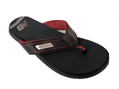 NB New Balance Black u0026 Red Foam Slide Flip Flops Sandals Womens 5 US 37.5  EU GUC | eBay
