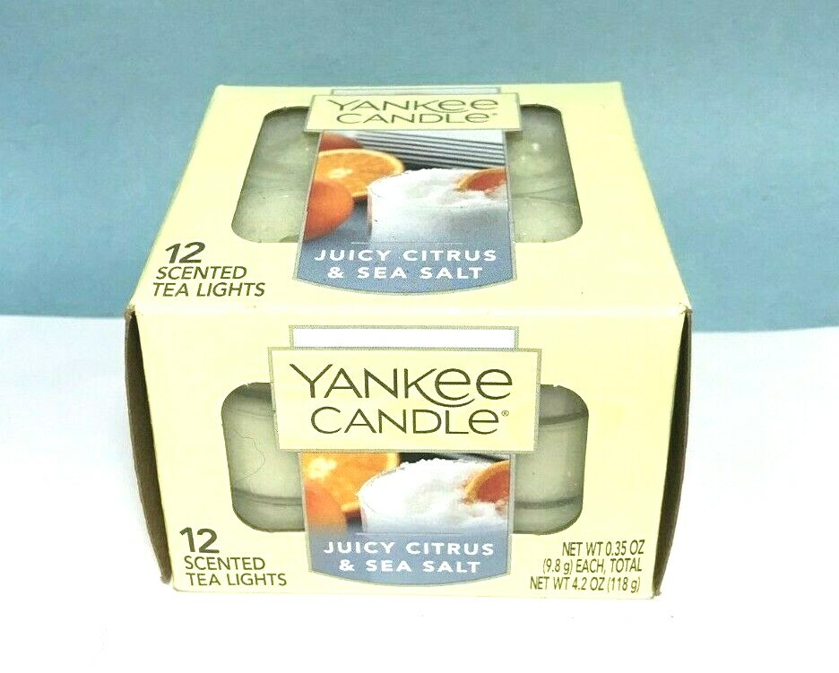 Yankee Candles Tea Light Tealights BOX of 12 CHOICE Tealight Free