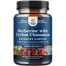 Balancing Berberine Plus 1200mg Per Serving Complex Antioxidant with Ceylon 60ct