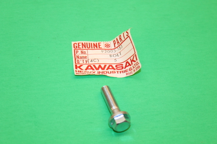 153♡ NOS Kawasaki Hex Head Bolt 3x34 KZ KZ400 1974-78 PART# 92003