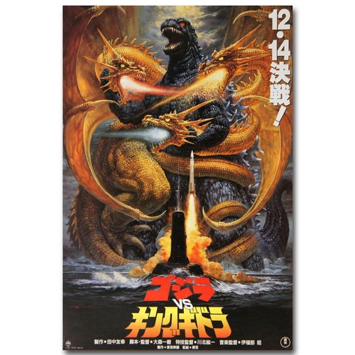 74956 Godzilla vs King Ghidorah 1998 Classic Japan Wall Print Poster US - Imagen 1 de 7