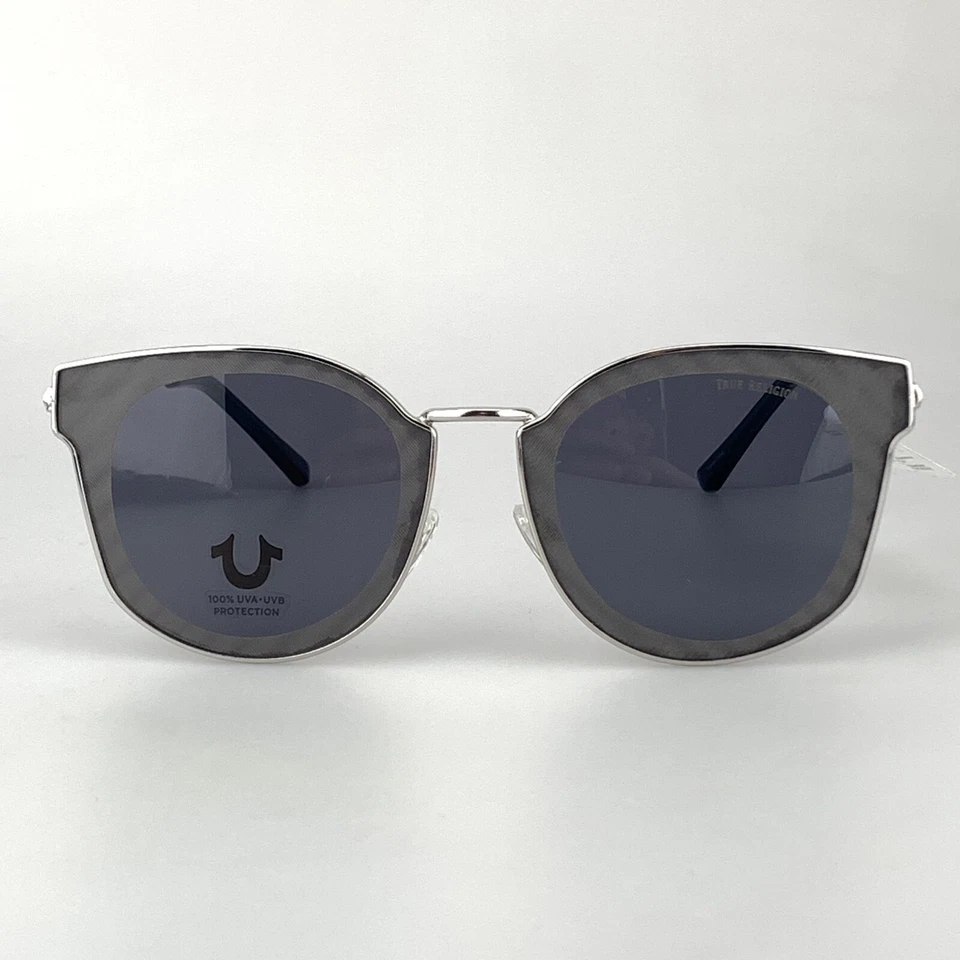 Gafas de sol True Religion mod. TR4156 SLV plata espejo ojo de gato nuevo $125 Foto 2 de 4