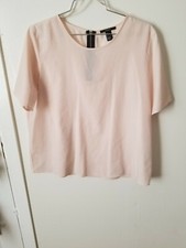 Women's ROUND Neck Button Tops Blouse Ladies Long Sleeve Slim  Shirts Pullover 