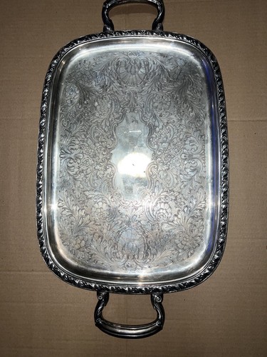 Silver Butlers Bearcliff Oneida Ltd Tray - Picture 2 of 6