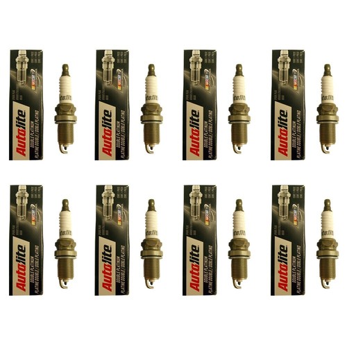 New Herko B036 Coil (1) + (8) Autolite APP5224 Spark Plugs For 9803