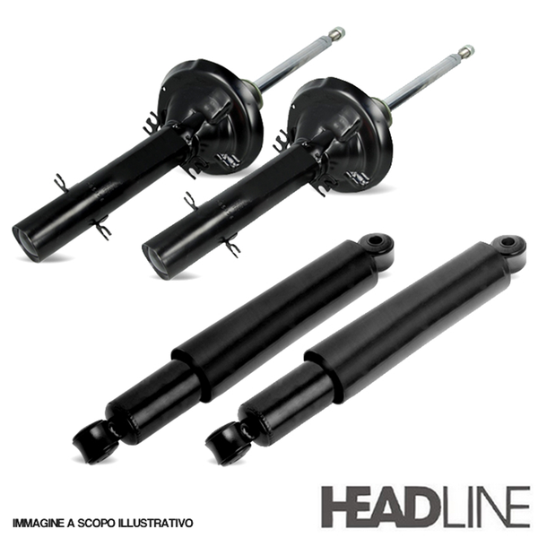KIT 4 StoßDäMpfer Headline Fiat Panda (141) 4X4 1. Serie 1986-2003 - Neu-image