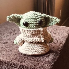 Baby Yoda Inspired The Child Star Wars Mandalorian Amigurumi Crochet Plush 