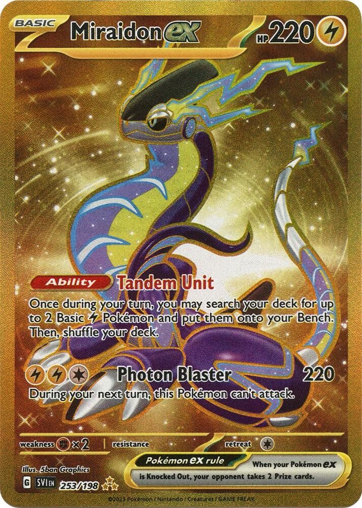 miraidon pokemon card ebay Miraidon EX ~ Pokemon Scarlet & Violet ~ Full Art Ultra Rare 081/198
