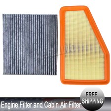 Engine Filter and Cabin Air Filter For Jeep Cherokee 2019-2023 L4 2.4L V6 3.2L