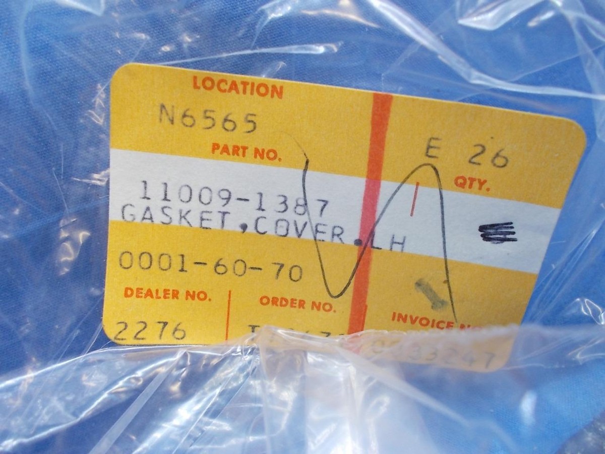 Kawasaki 11009-1387. OEM Pulsing Cover Gasket. Fits ZG1000(86-88