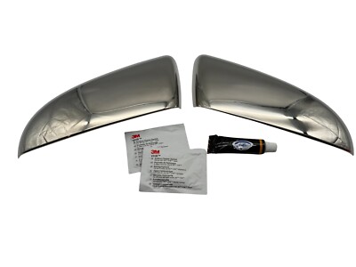 OEM Kia Ceed Jd 2x Mirror Casing Exterior Blinds Stainless Steel Chrome Original