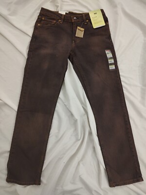 Levi's 511 Slim Stretch Maroon Purple Men's 30x30 Jeans NWT | eBay