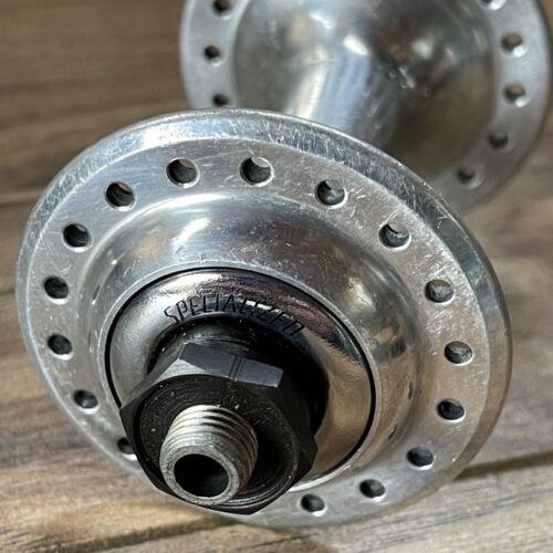 Vintage Specialized 36 Hole Quick Release Front Road Hub 100mm Silver - Afbeelding 1 van 5