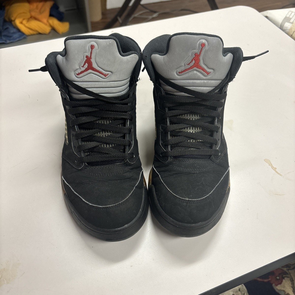 黒芯白　150cm×50 Size 11 - Jordan 5 OG Mid Metallic Silver 883419244346| eBay