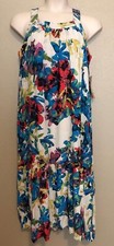 $149 (NWT) Rachel Rachel Roy Ruffled Hem Keyhole Midi Dress Plus Size 0X