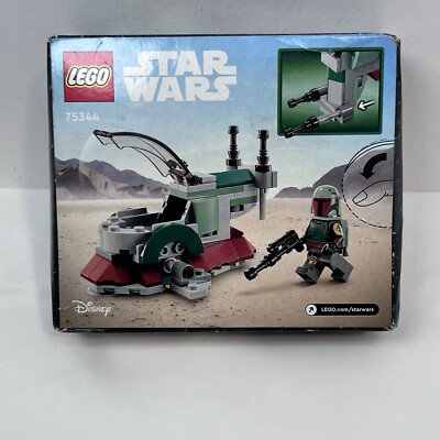 LEGO Star Wars Boba Fett's Starship Microfighter Set 75344 New Factory Sealed