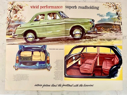 1961 RILEY One-Point-Five Brochure Nuffield ORIGINAL MINT Color SCARCE - Bild 4 von 5