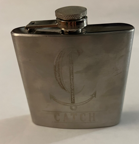 Catch LA West Hollywood California Restaurant Seafood Steak Liquor Whiskey Flask - Picture 3 of 5