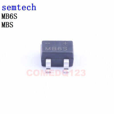 50PCSx MB6S MBS Bridge Rectifiers #A6-41