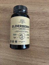 Elderberry w Vitamin C Zinc  Ginger 60 Capsules-2 per serving EXP 3/27 NEW
