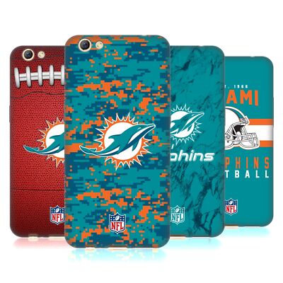 OFFIZIELLE NFL MIAMI DOLPHINS GRAPHICS SOFT GEL HANDYHÜLLE FÜR OPPO HANDYS