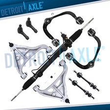 Rack Pinion Front Upper Lower Control Arm Tie Rod for Ford F-150 Lincoln Mark LT